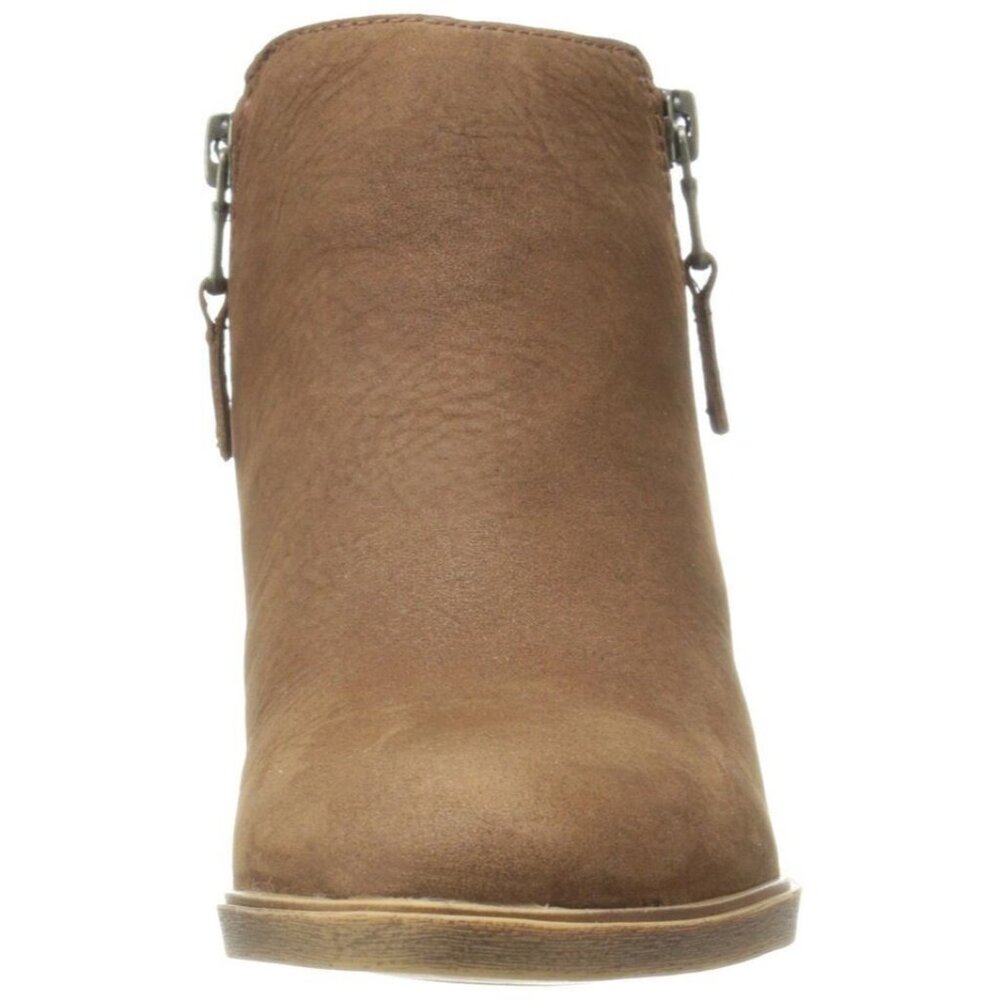 Lauren Ralph Lauren Shira Booties in Dark Snuff Oily Nubuck  Size 10B New In Box - Picture 4 of 9